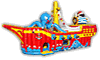 Bateau Pirate - Playground avec mini-bateau