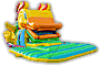 Duck Inflatable slides - Swallowers