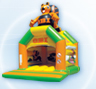 Inflatable castles with roof