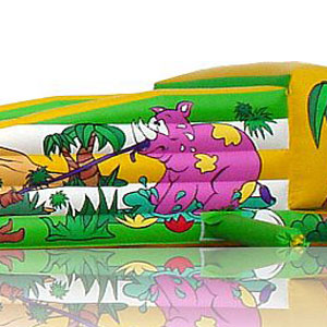 Bungee Run GIGANT with painting commercial inflatable action game
