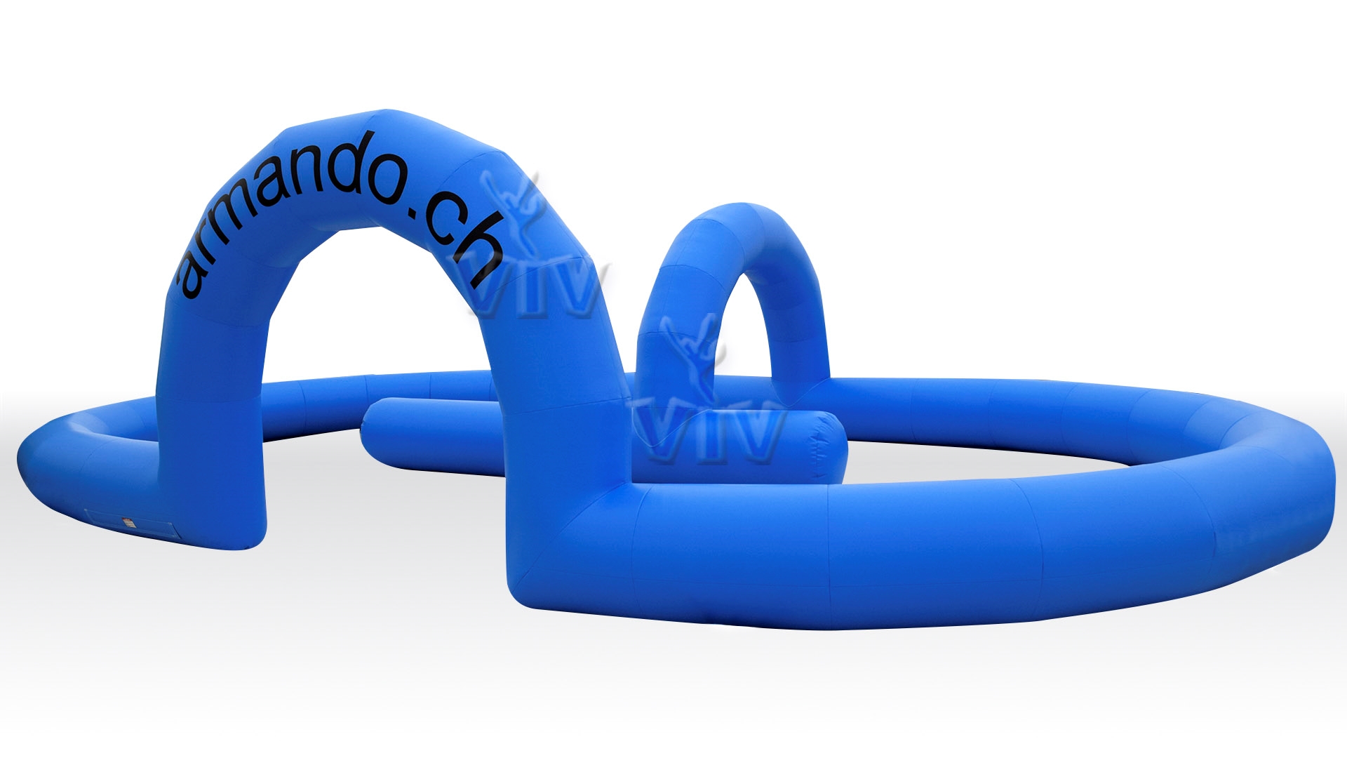 Scooter racecourse commercial inflatable action game