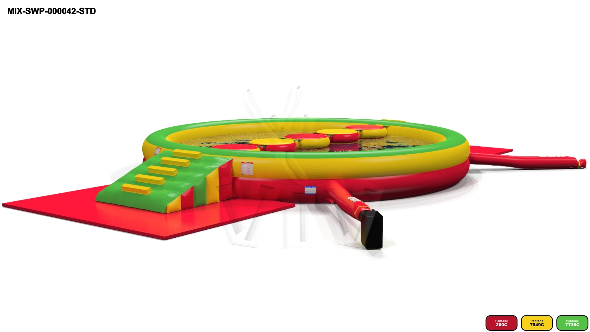 Swimming Pool commercial inflatable action game
