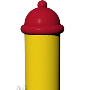 Advertising pole 2 m commercial promotional inflatable balloon