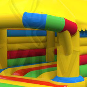 Bounce 5,2 x 6,2 m with roof commercial inflatable bounce