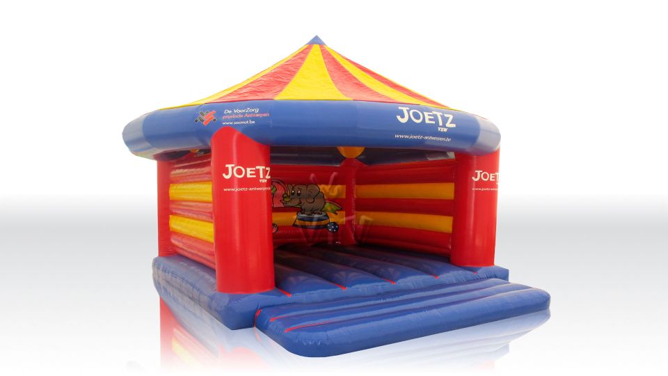 Circus 6 x 5 m with roof commercial inflatable bounce