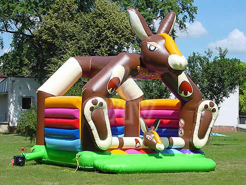 Cangaroo roofed inflatable bounce