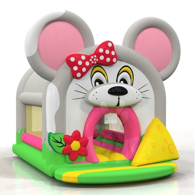 Mouse roofed inflatable bounce