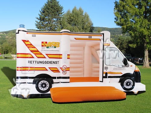 Ambulance open-top inflatable bounce