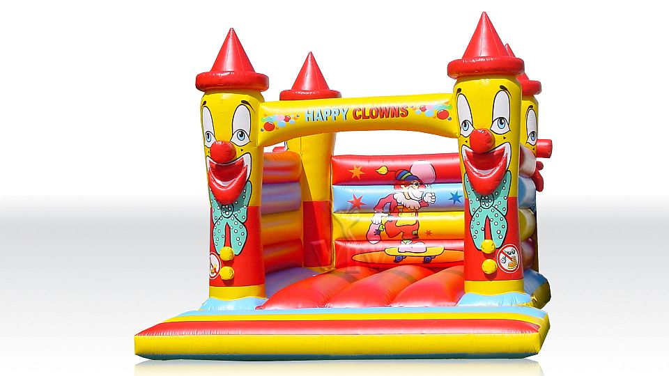 Bounce Happy Clown 4 x 3 m without roof commercial inflatable bounce