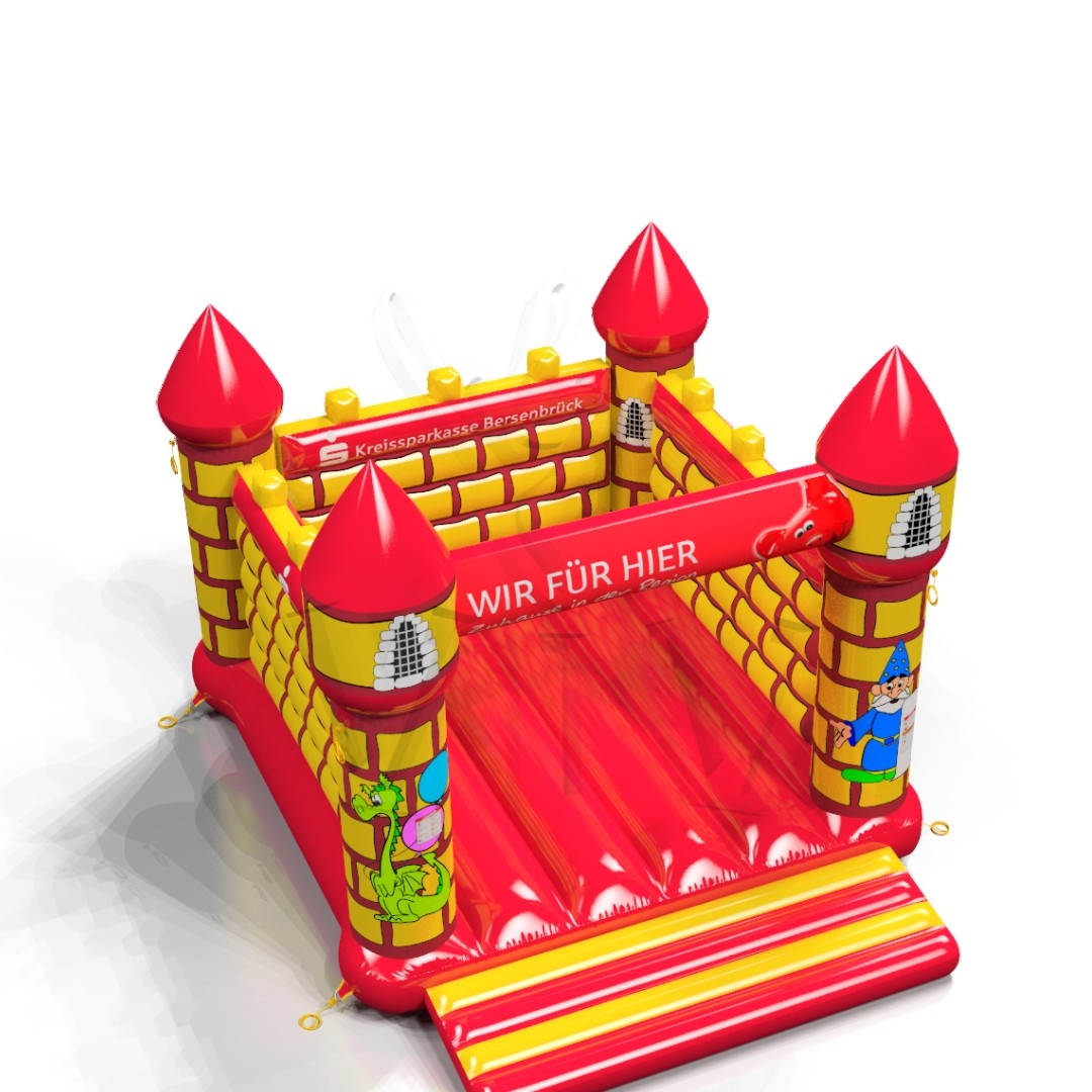 Bounce Merlin XL Kreissparkasse commercial inflatable bounce