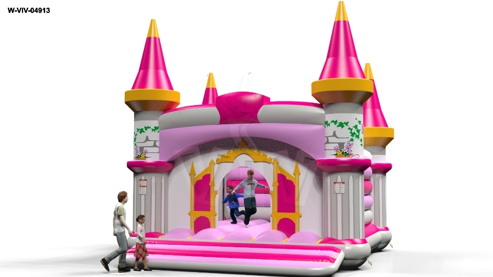 Bounce Palace 6,0 x 6,0 x 6,0 m commercial inflatable bounce