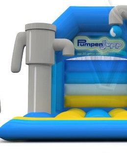 Bounce pomp 4,2 x 5,2 x 3,8 m commercial inflatable bounce