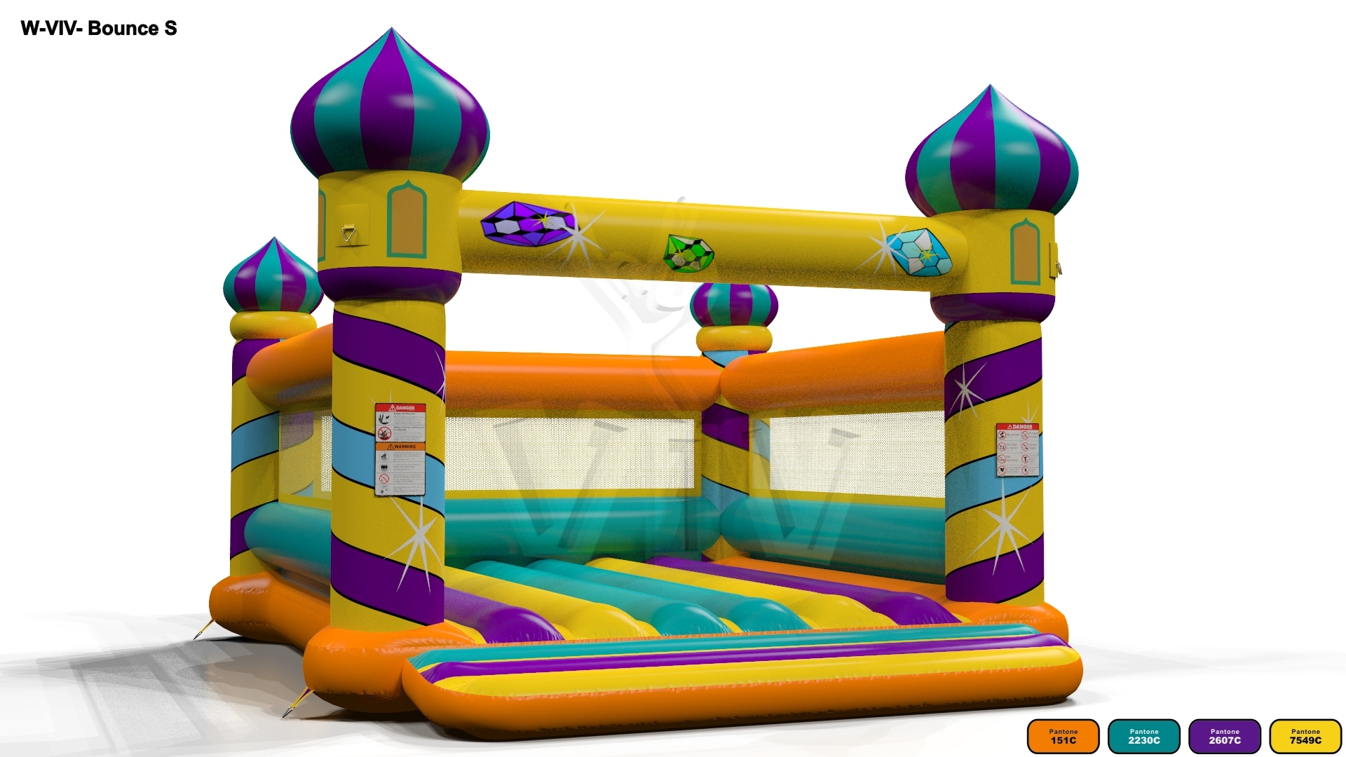 Bounce S Oriental commercial inflatable bounce