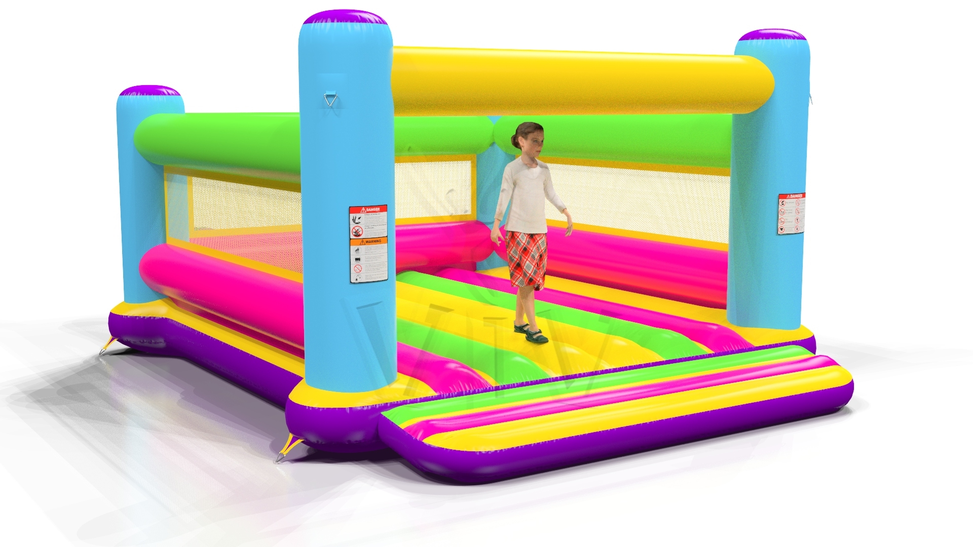 Bounce Startup S (no roof, net walls) commercial inflatable bounce
