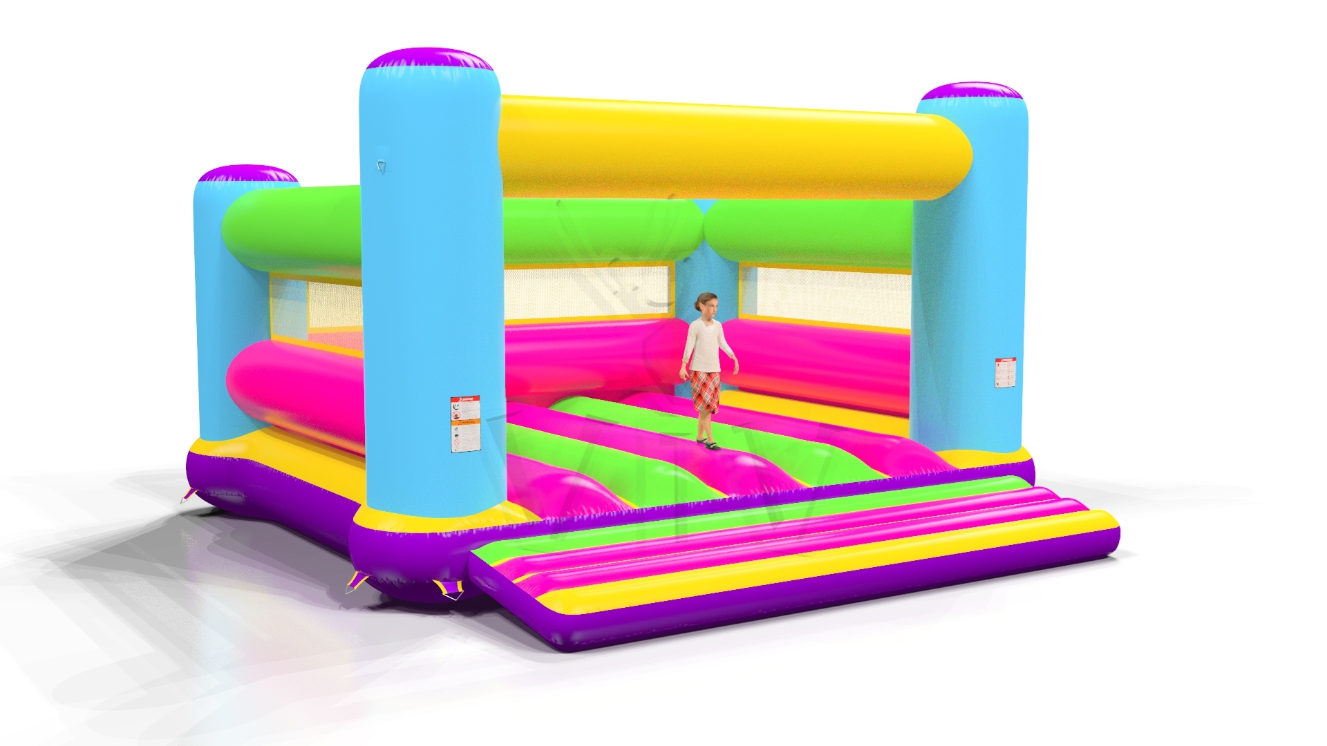 Bounce Startup XXL2 (no roof, net walls) commercial inflatable bounce