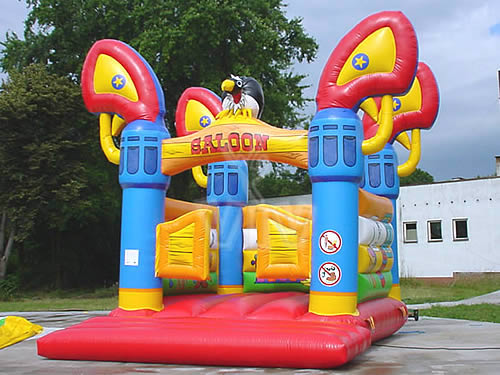 Saloon open-top inflatable bounce