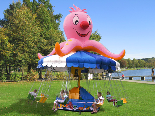 Octopus carousel mechanical attraction product photo
