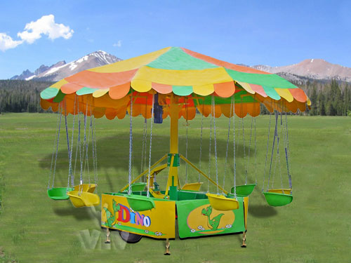Merry-go-round mechanical attraction product photo