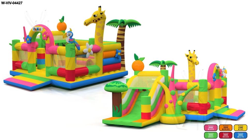 Activ Center Playmais 7,8 x 6,4 x 4,2 m commercial custom inflatable