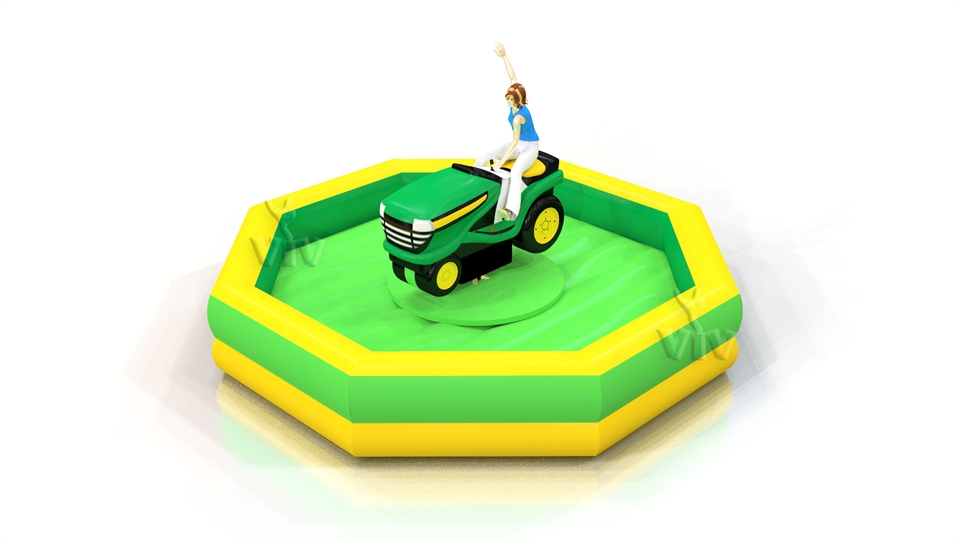 Aircushion for Rodeo Tractor commercial custom inflatable