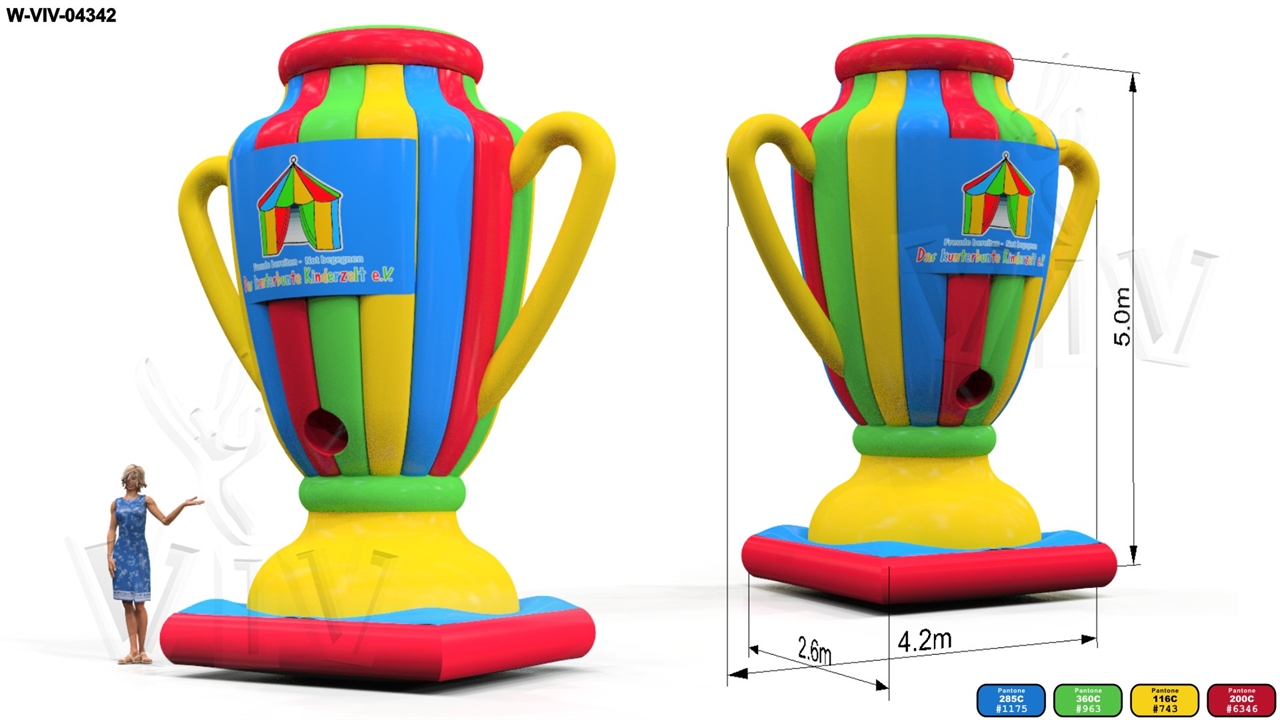 Champion cup 5 m commercial custom inflatable