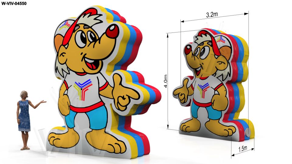 Figure Stromer commercial custom inflatable
