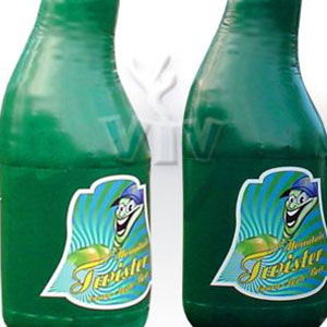 Twister bottle 5 m commercial custom inflatable
