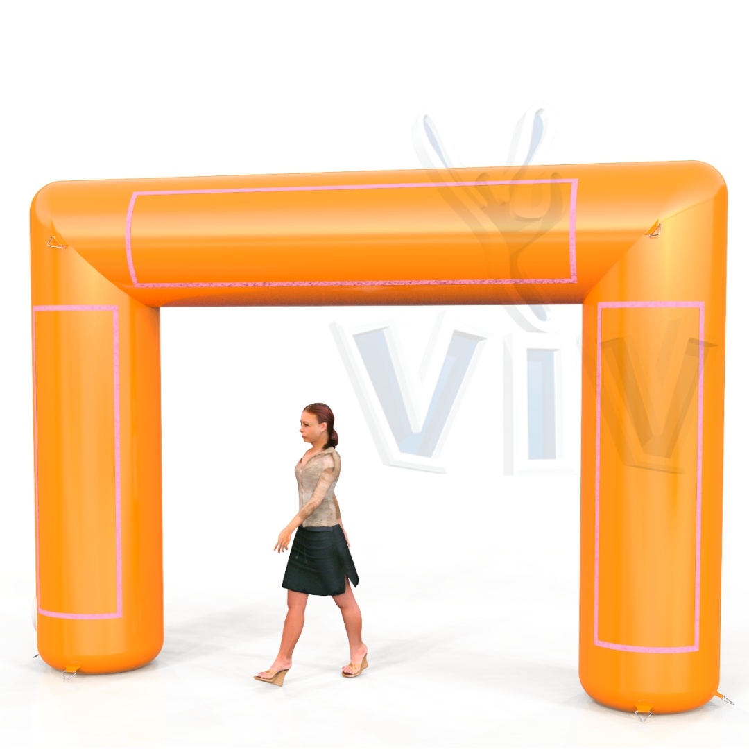 Rectangular gate 4 m commercial promotional inflatable gate
