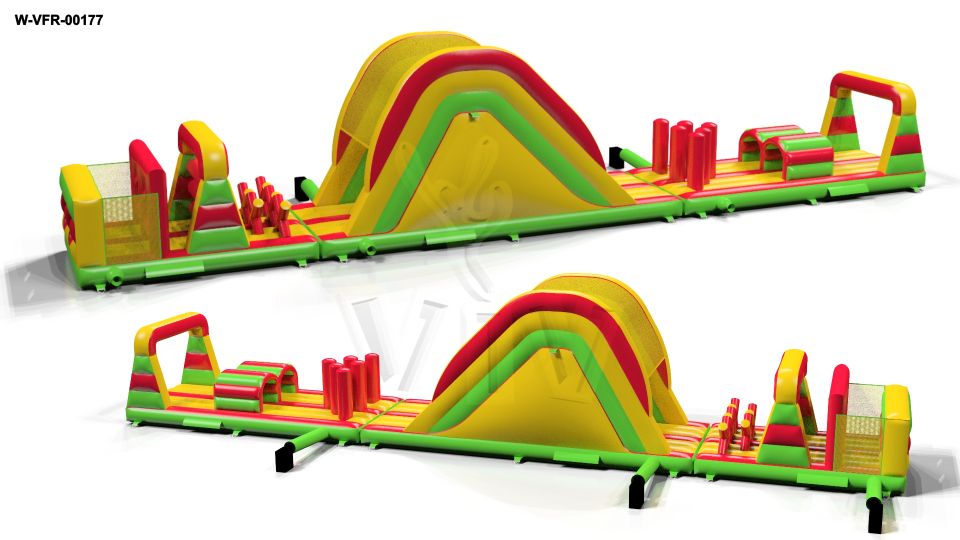 Obstacle Course Aviotex 18,1 x 2,7 x 3,8 m commercial inflatable obstacle course