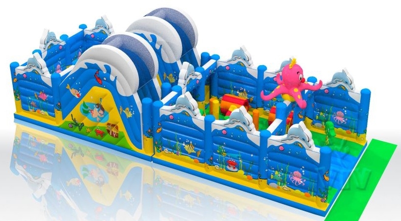 Obstacle Course Underwater World - Collection Unterwater World commercial inflatable obstacle course