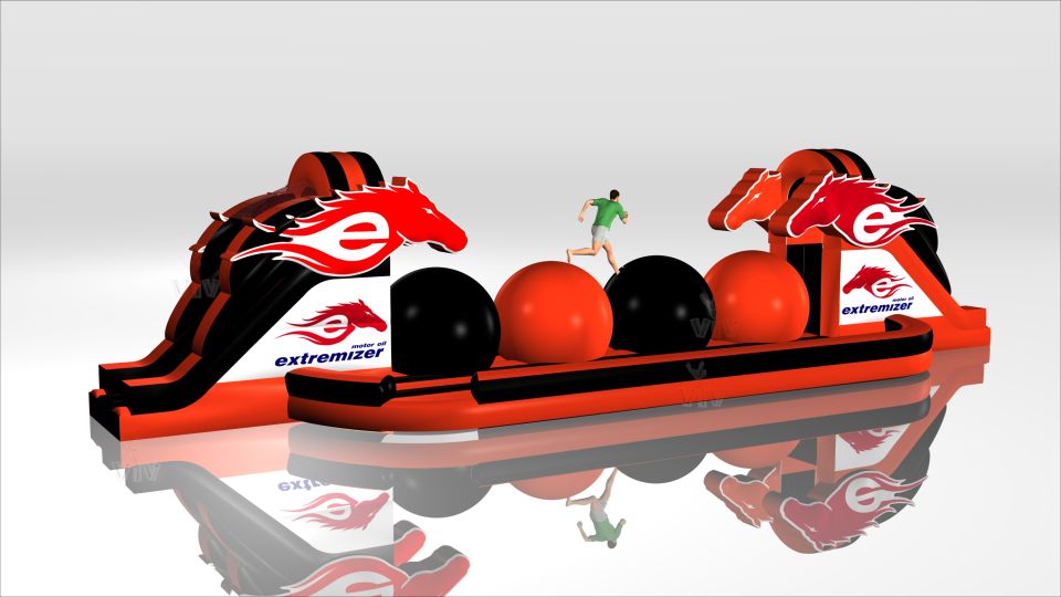 Obstacle Course Wipe-Out Extremizer commercial inflatable obstacle course
