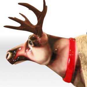 Rodeo Profiride - Reindeer Figure for Adults commercial mechanical rodeo attraction