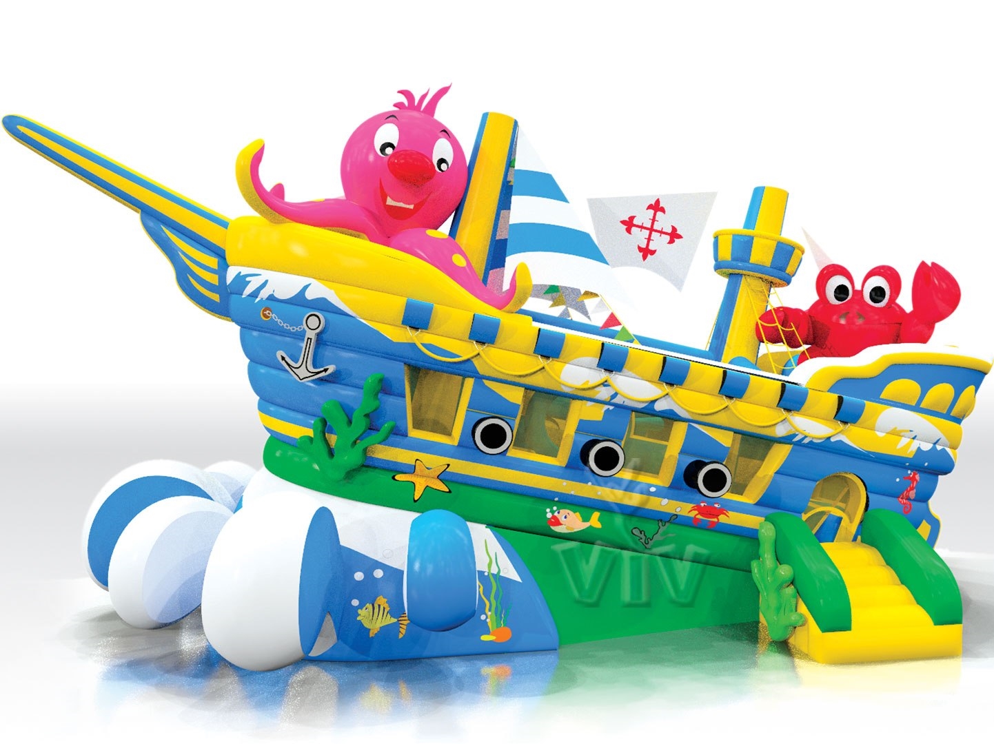 Flying Dutchman Ship - Collection Unterwater World commercial inflatable ship attraction