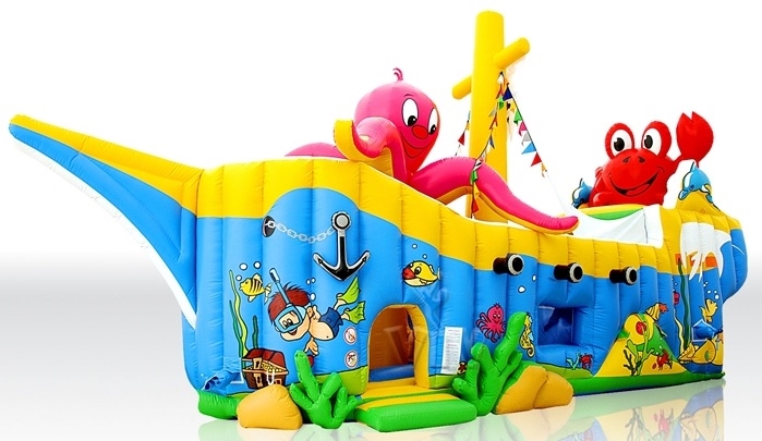 Ship Water World - Collection Unterwater World commercial inflatable ship attraction
