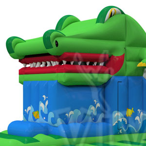 Crocodile GIGANT commercial inflatable slide