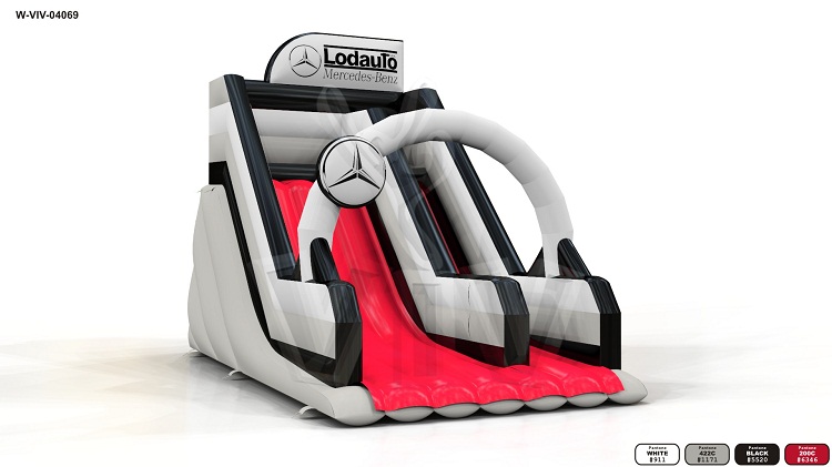 Slide Mercedes 8 x 5 x 5,8 m commercial inflatable slide