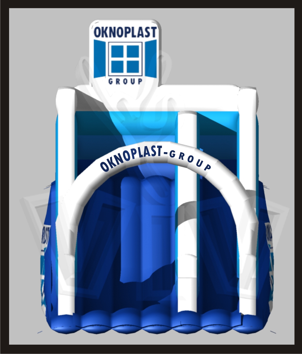 Slide MINI Super Plus Oknoplast 8 x 5,3 x 6 m commercial inflatable slide