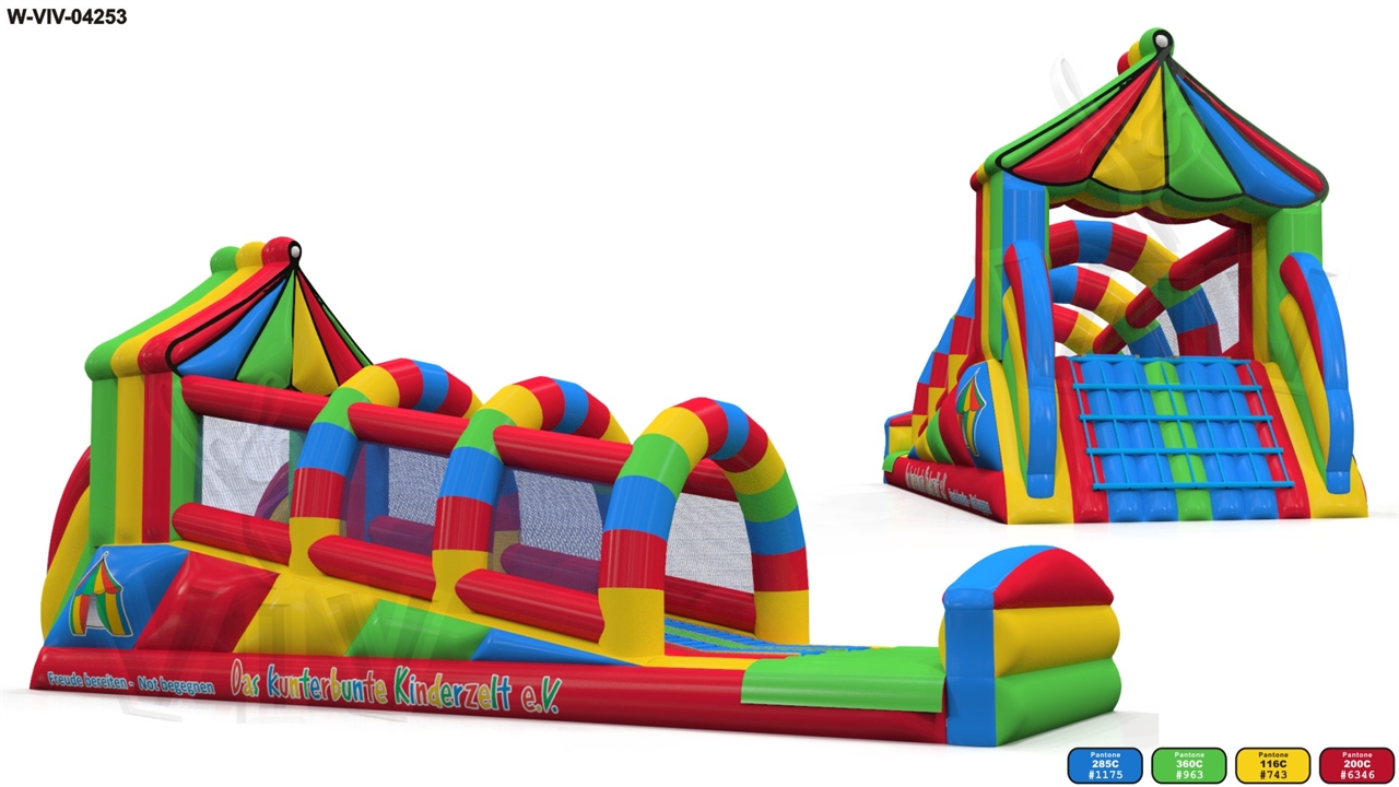 Slide rolls 10,3 x 3,9 x 5 m commercial inflatable slide