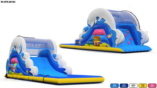 Slide water 10 x 3,5 x 3,6 m commercial inflatable slide