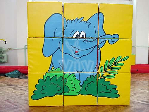 Blocks softplay inflatable product photo