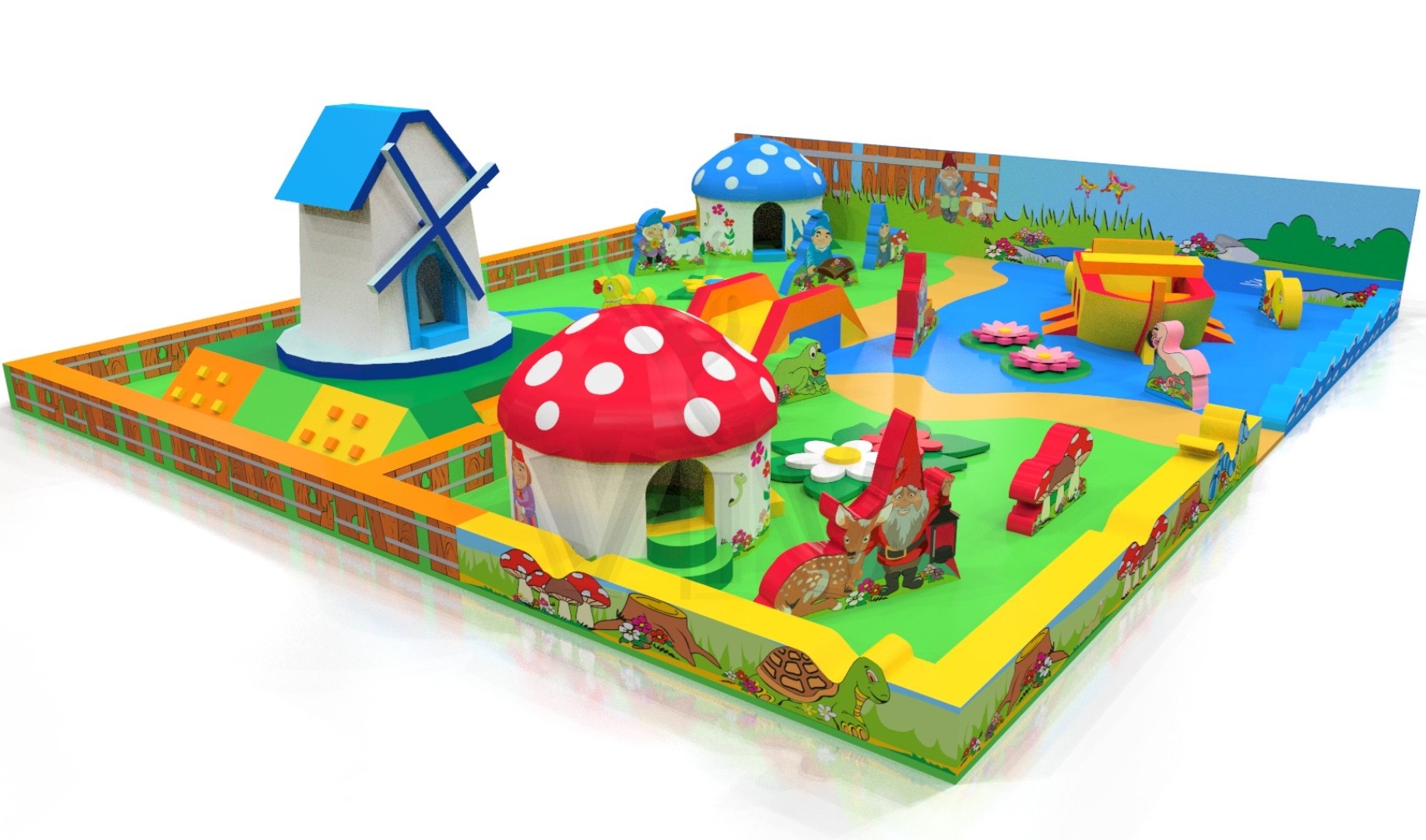 Playground Gnomes (Soft Play) - Collection Gnomes commercial inflatable softplay