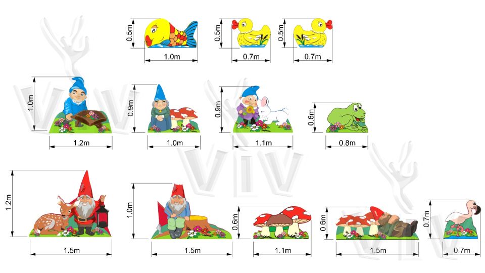 Playground Gnomes (Soft Play) - Collection Gnomes commercial inflatable softplay