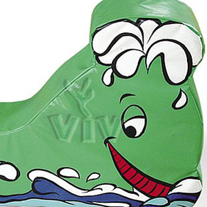 Soft Play Whale with fountain commercial inflatable softplay