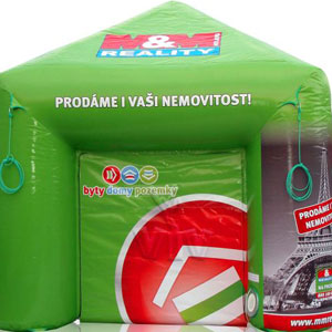 Square tent 6 x 6 m commercial promotional inflatable tent