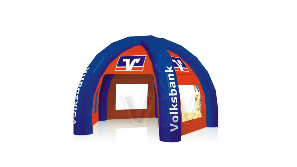 Tent Spider - 5 legs, 6 x 6 x 3,7 m commercial promotional inflatable tent