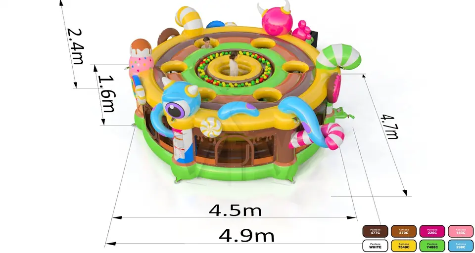 Whack a mole Monster (for kids) commercial inflatable action game