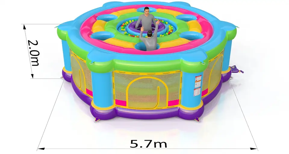 Whack a mole Startup for adults commercial inflatable action game