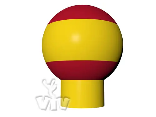 Balloon with narrow base 7 m commercial promotional inflatable balloon