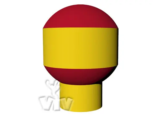 Balloon with narrow base for digital overprint 7 m commercial promotional inflatable balloon