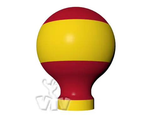 Balloon with narrowing 7 m commercial promotional inflatable balloon